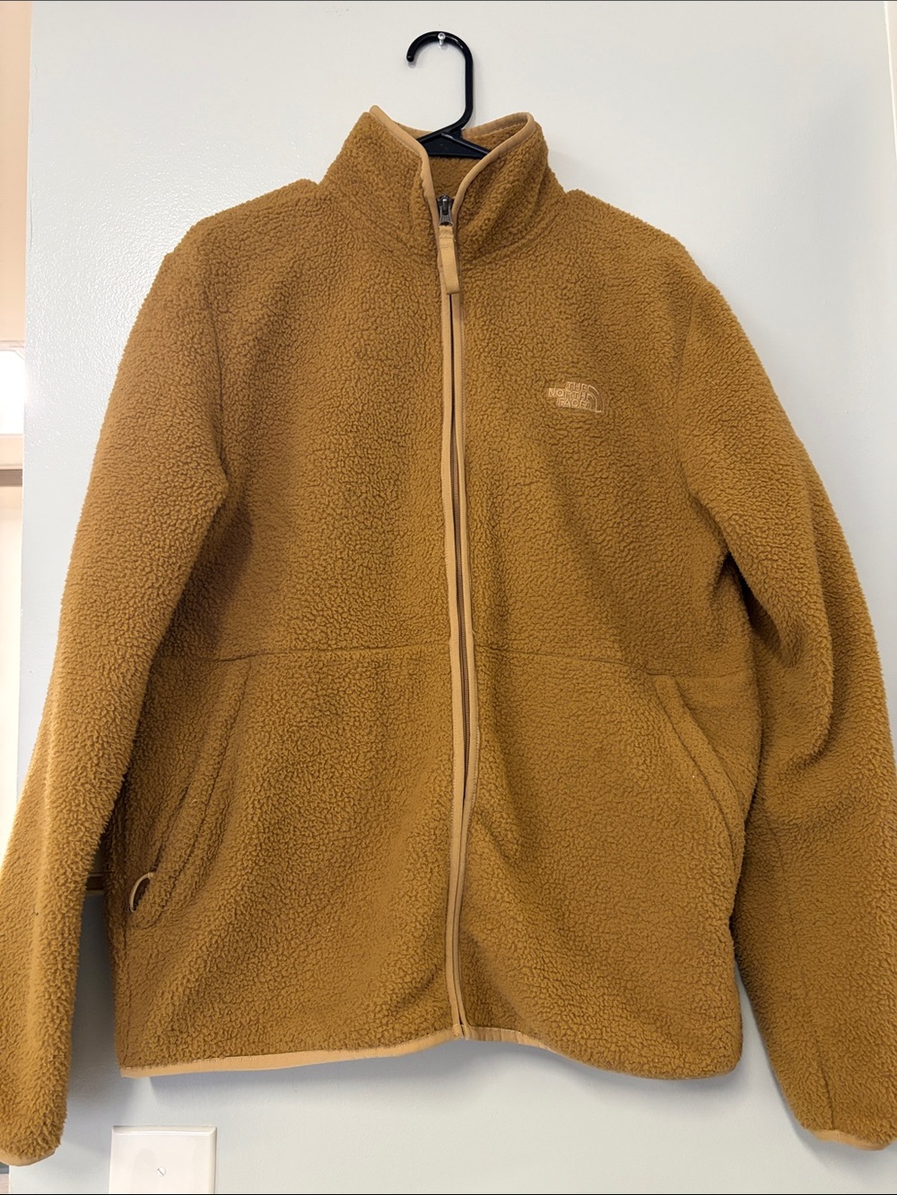 The North Face Men’s Tan Sherpa Full-Zip Jacket